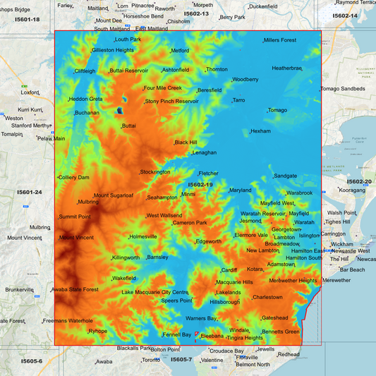 Hexham 1m Digital Elevation Model (I5602-19)