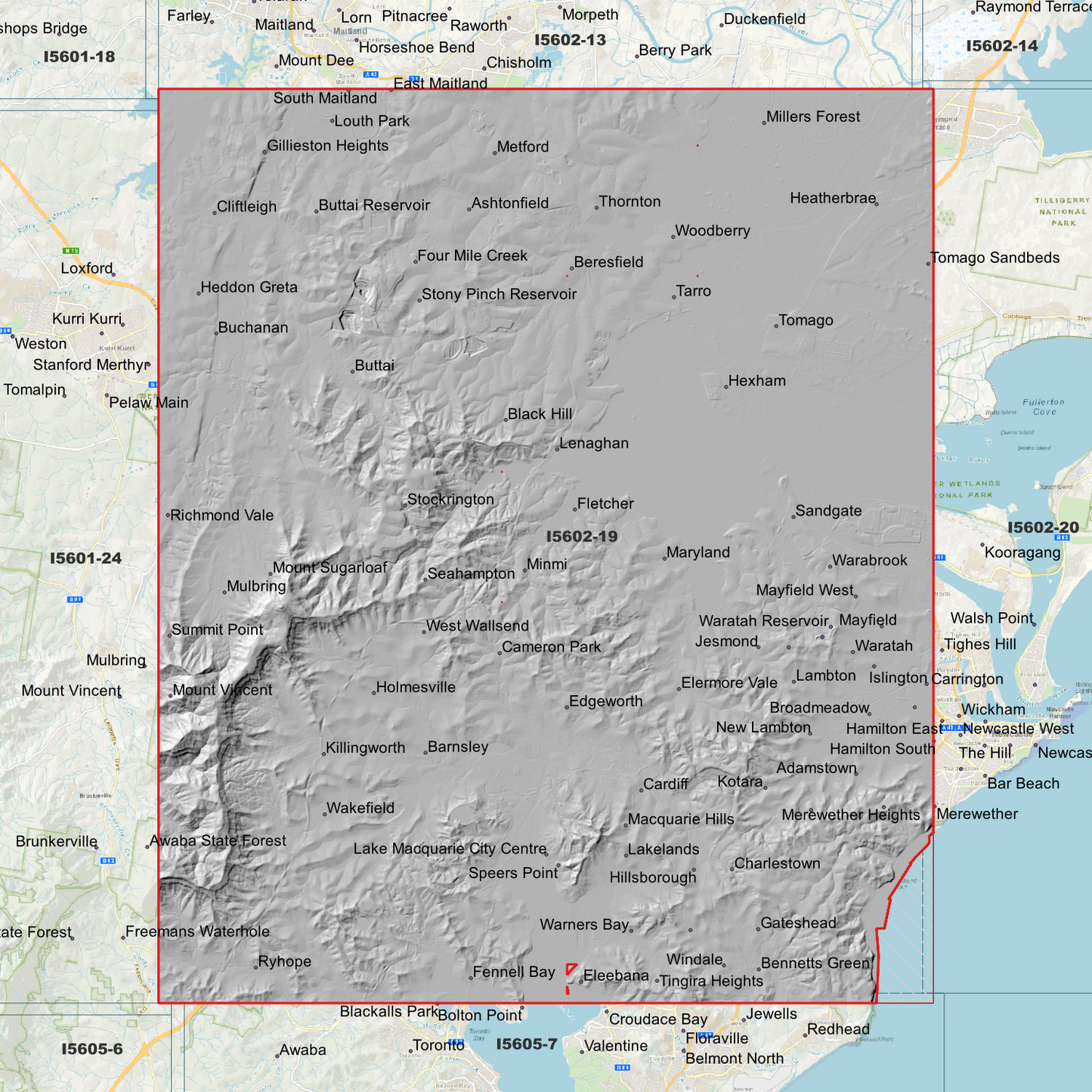Hexham 1m Digital Elevation Model (I5602-19)