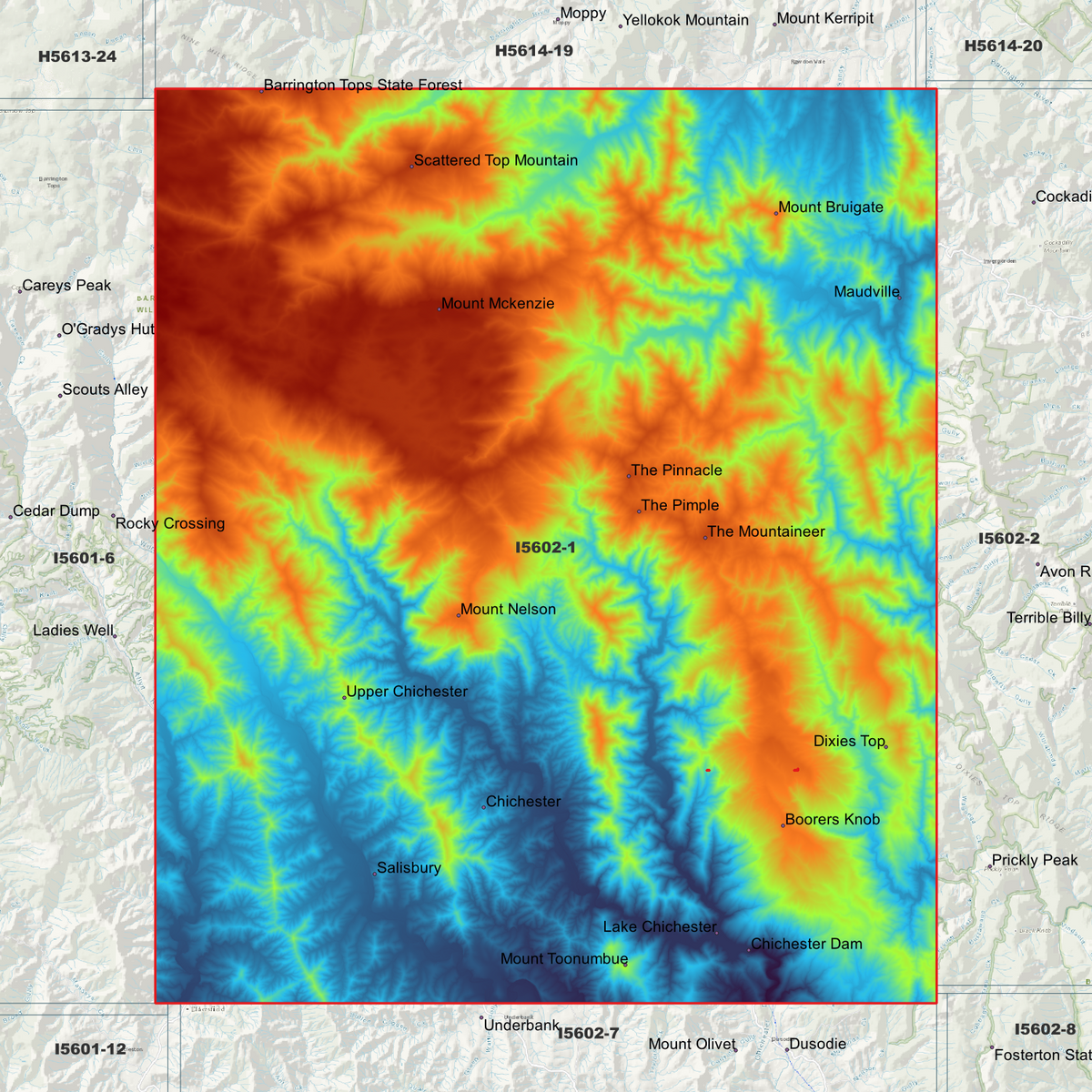 Chichester 2m Digital Elevation Models (I5602-1)