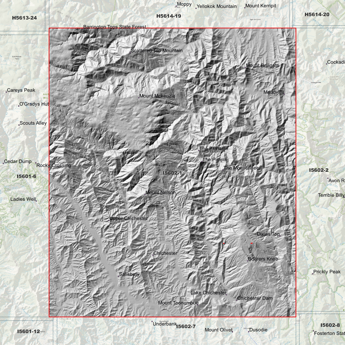 Chichester 2m Digital Elevation Models (I5602-1)