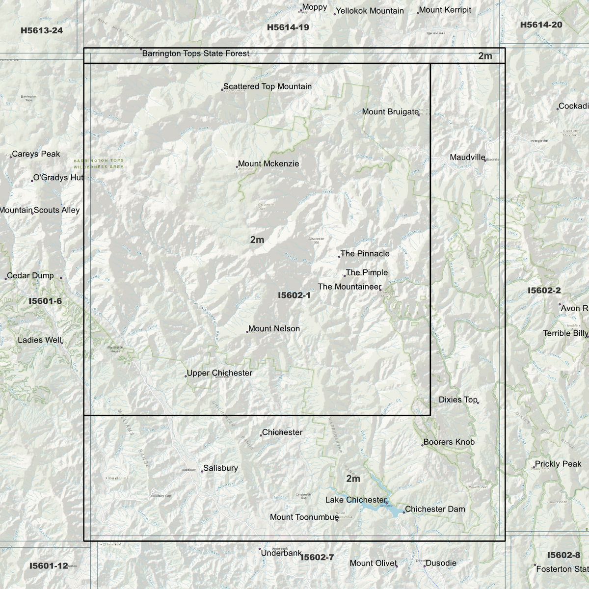Chichester 2m Digital Elevation Models (I5602-1)