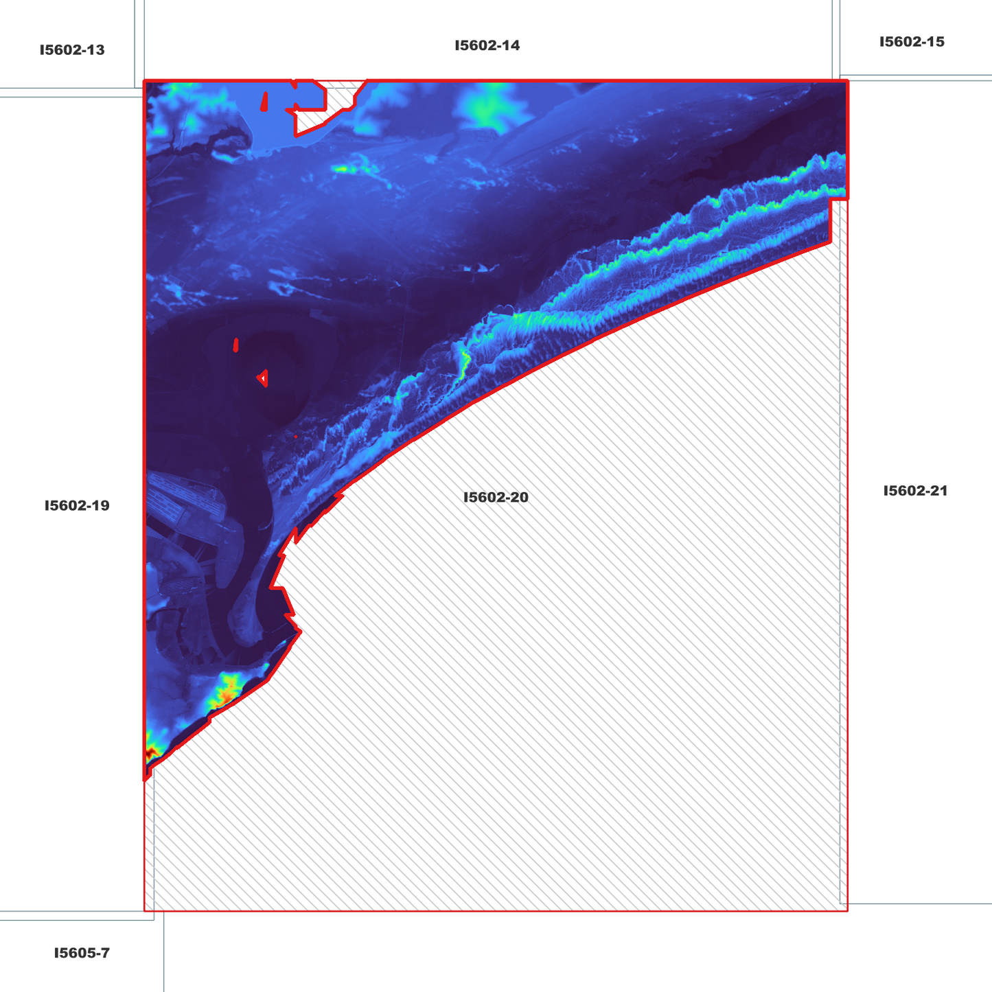 Newcastle 1m Digital Elevation Model (I5602-20)