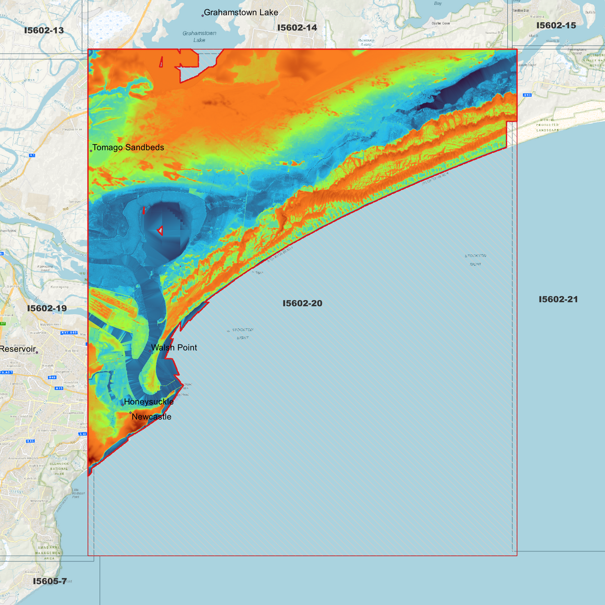Newcastle 1m Digital Elevation Models (I5602-20)