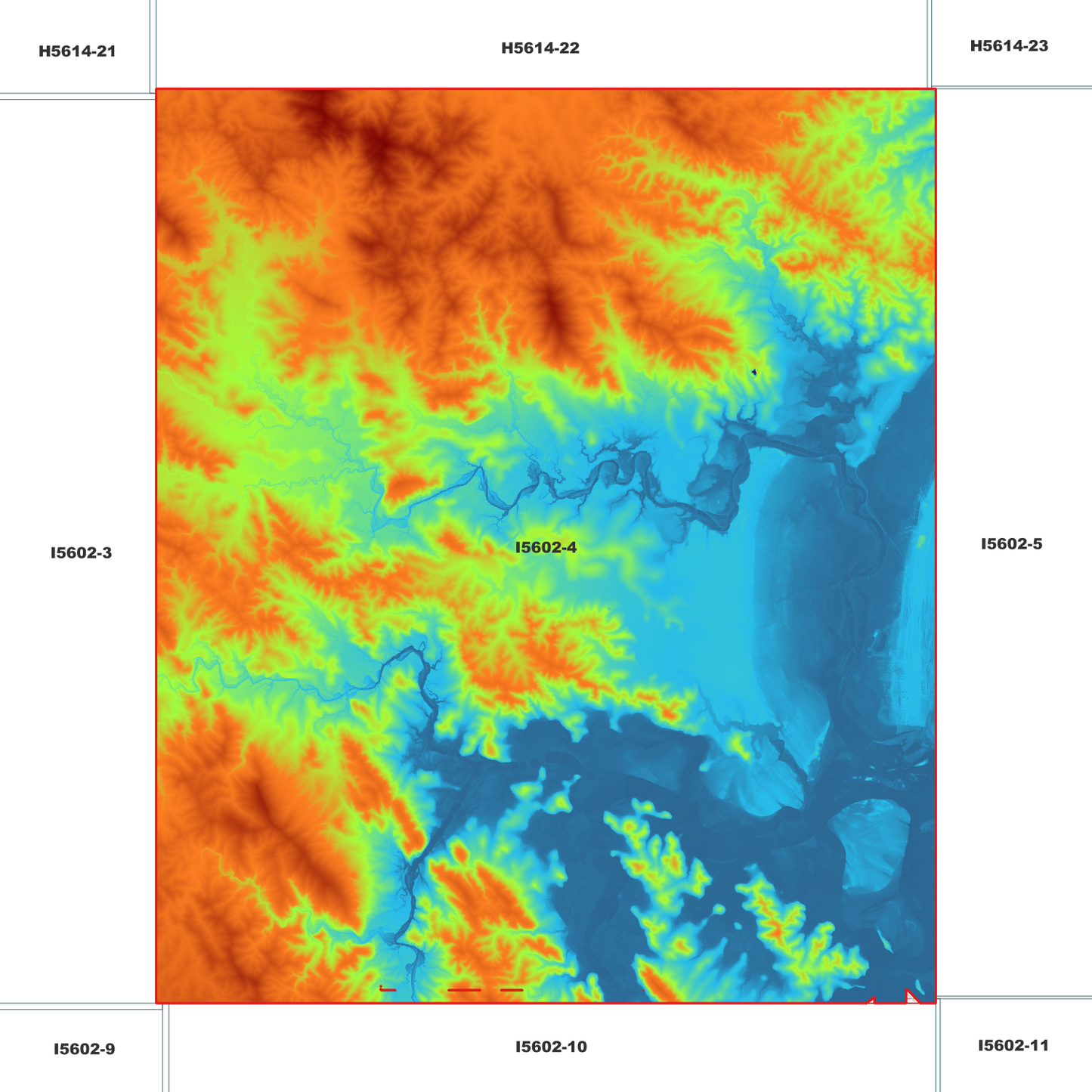 Nabiac 1m Digital Elevation Model (I5602-4)