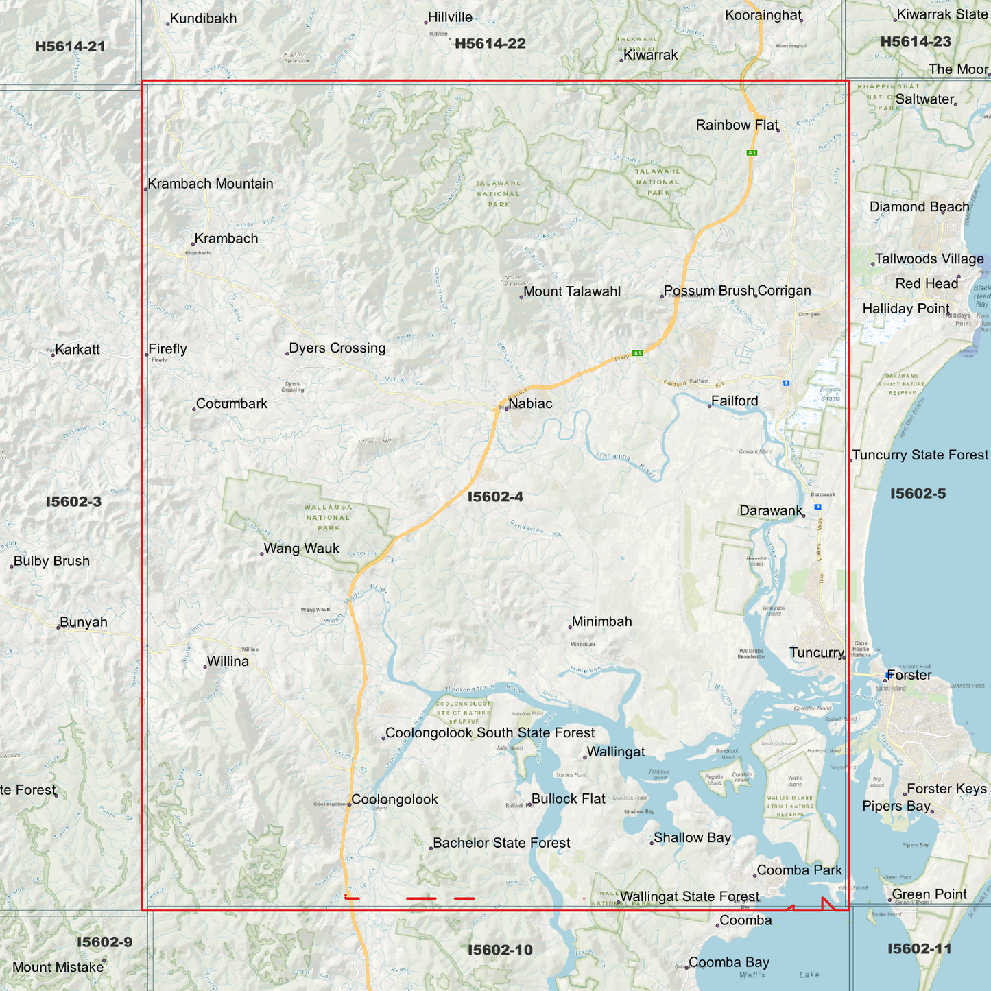 Nabiac 1m Digital Elevation Model (I5602-4)
