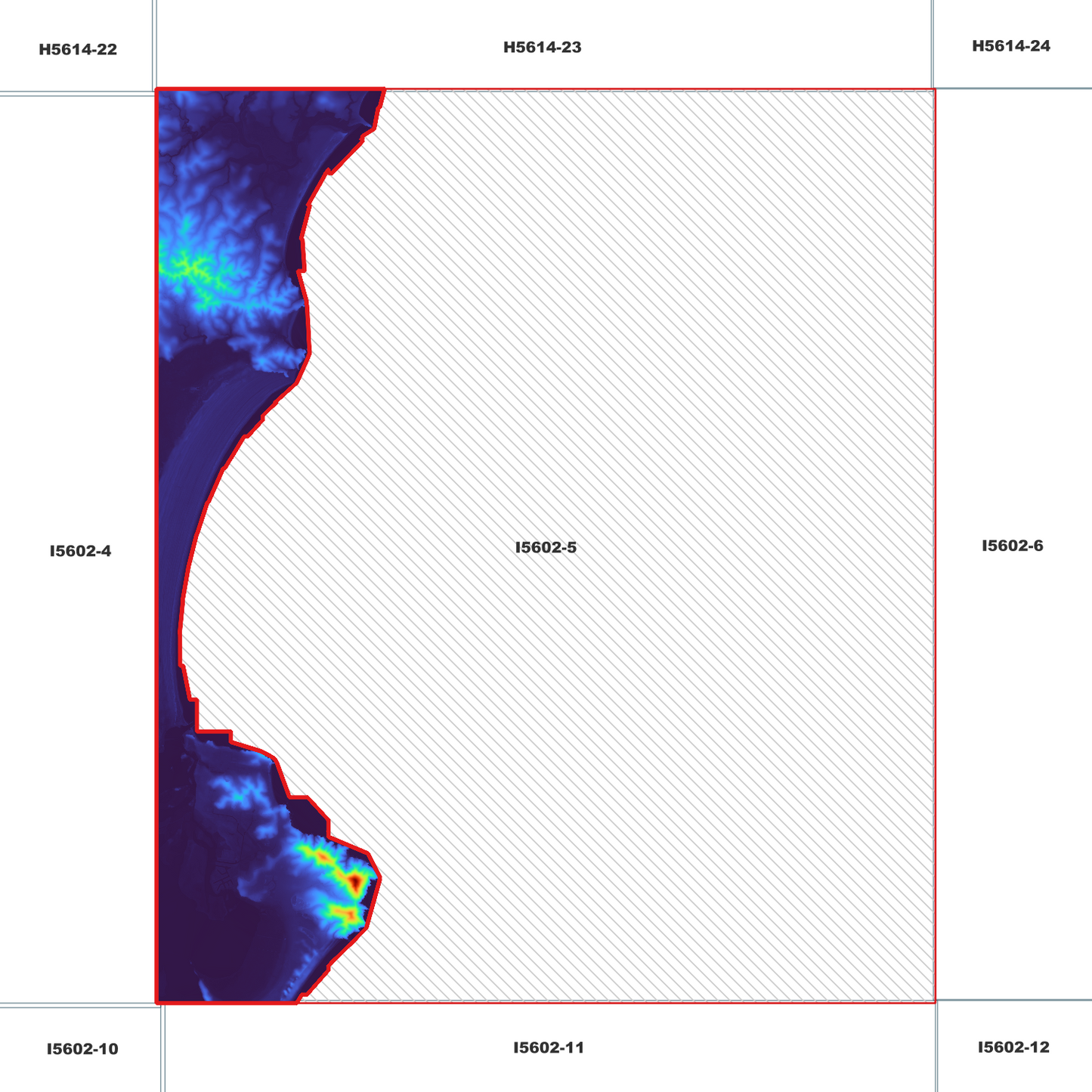 Forster 1m Digital Elevation Model (I5602-5)