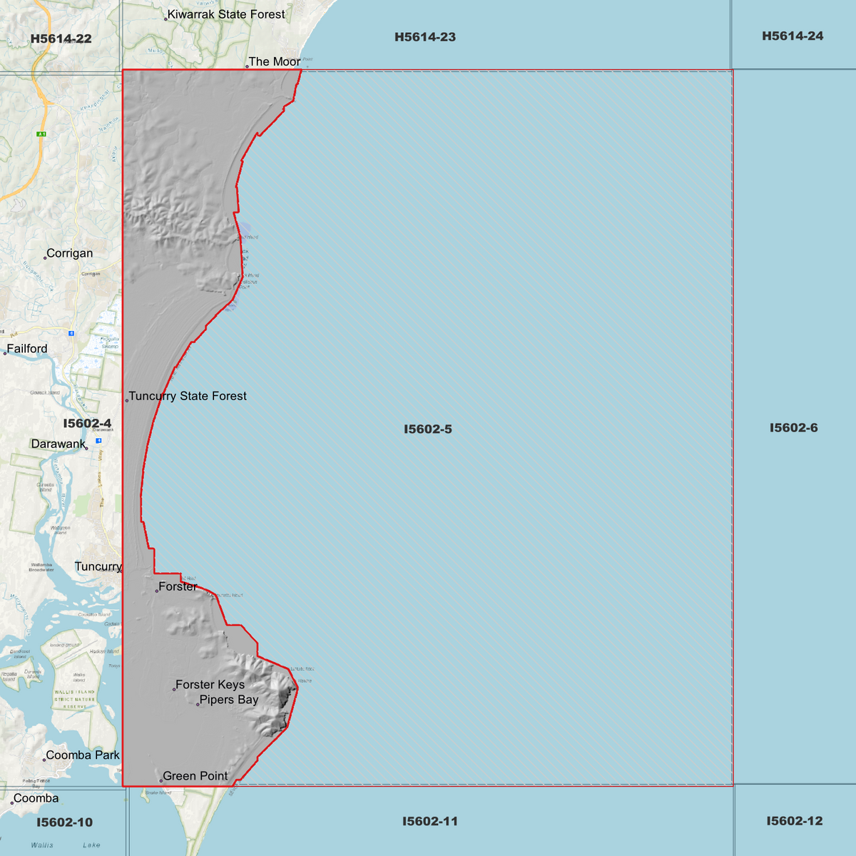 Forster 1m Digital Elevation Models (I5602-5)