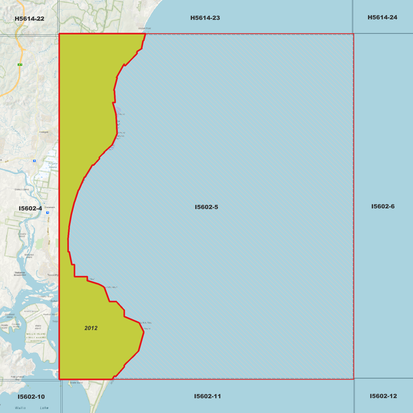Forster 1m Digital Elevation Model (I5602-5)