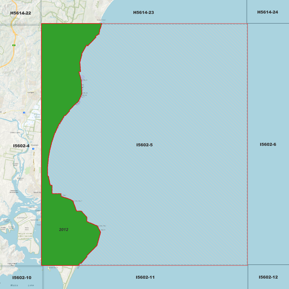 Forster 1m Digital Elevation Models (I5602-5)