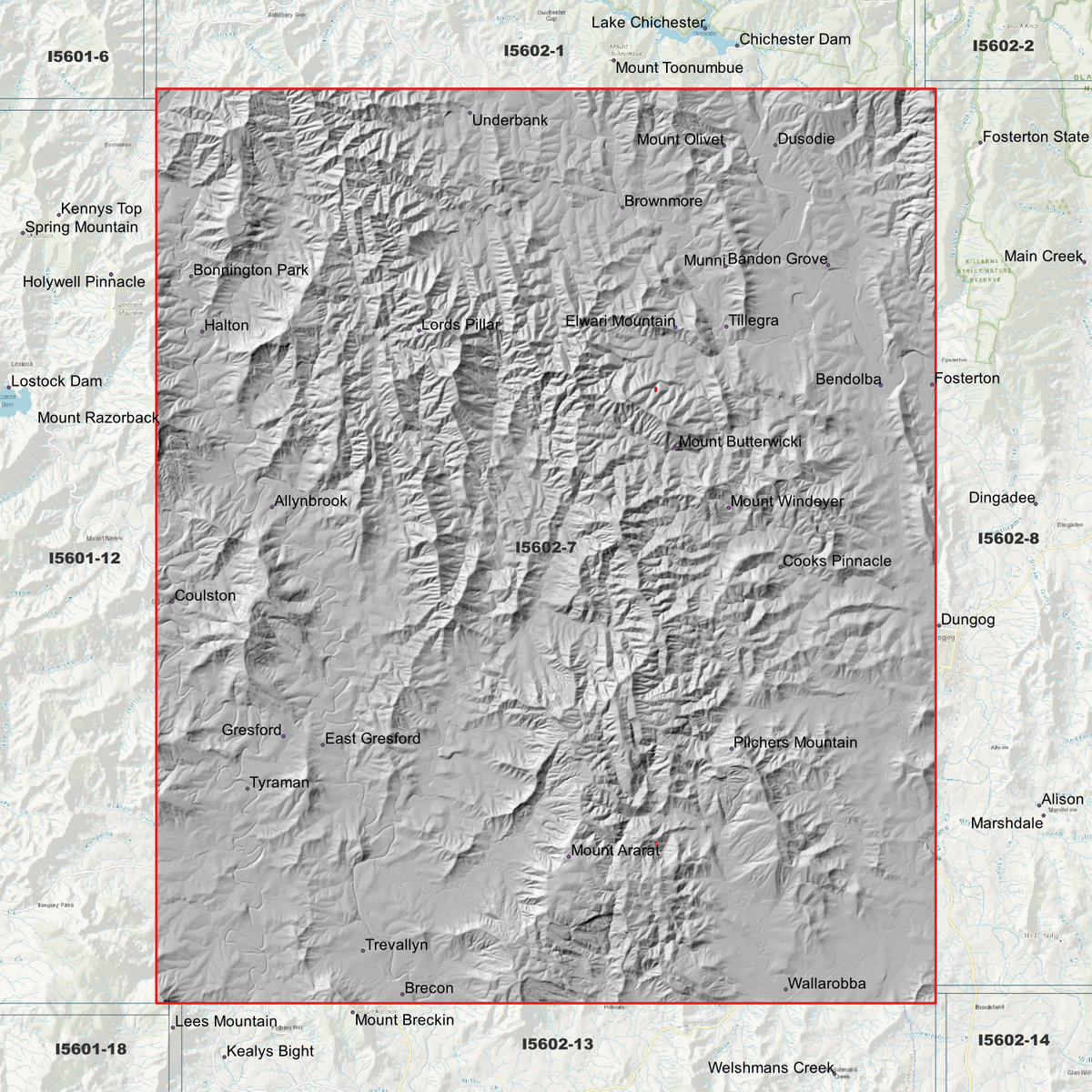 Gresford 1m & 2m Digital Elevation Models (I5602-7)