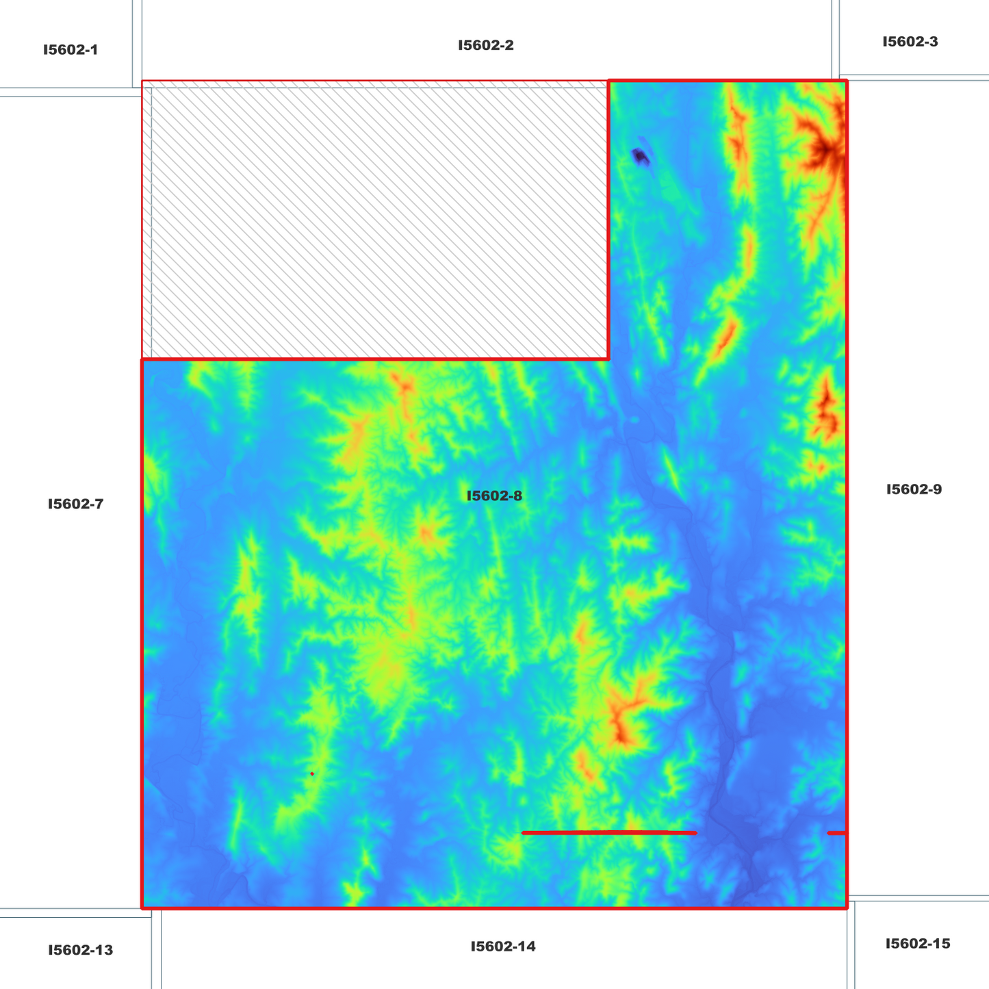 Stroud 1m Digital Elevation Model (I5602-8)