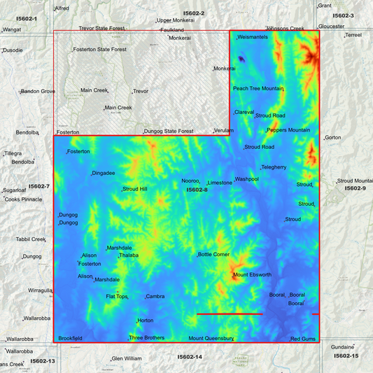 Stroud 1m Digital Elevation Model (I5602-8)