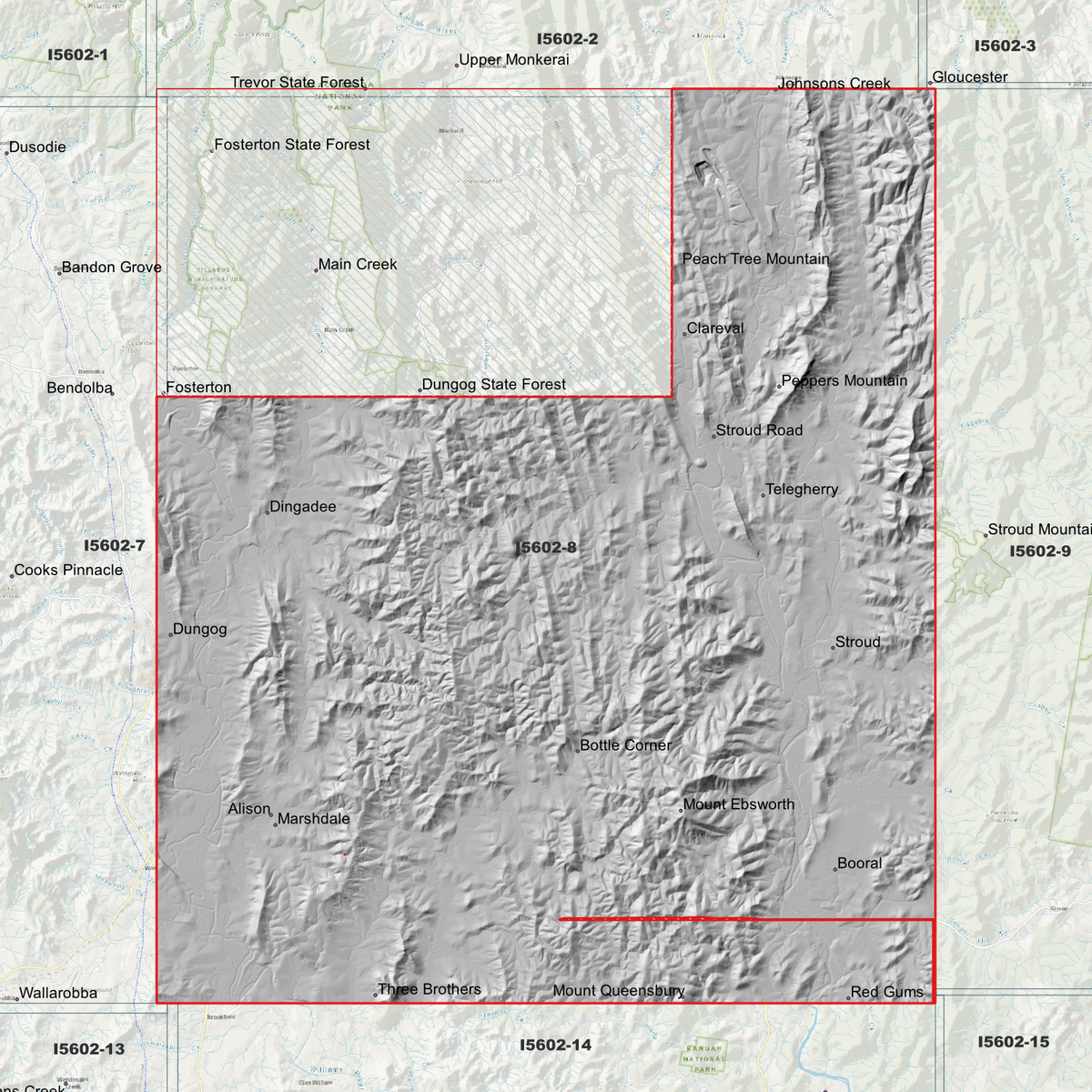 Stroud 1m & 2m Digital Elevation Models (I5602-8)