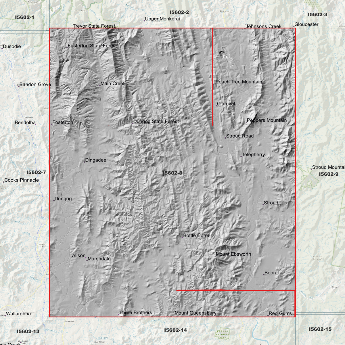 Stroud 1m & 2m Digital Elevation Models (I5602-8)