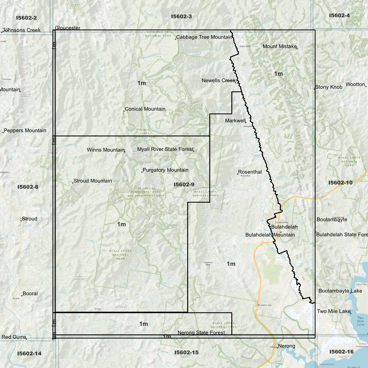 Bulahdelah 1m Digital Elevation Models (I5602-9)