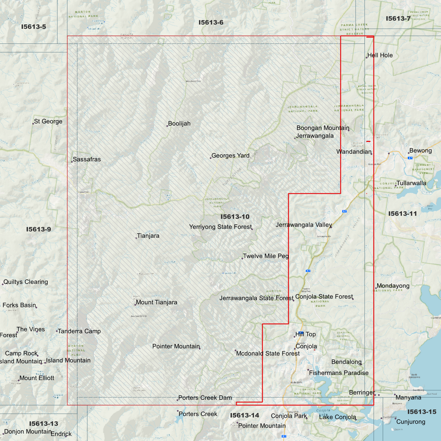 Tianjara 1m & 2m Digital Elevation Models (I5613-10)