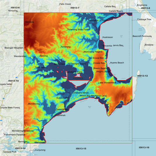 Huskisson 1m Digital Elevation Model (I5613-11)