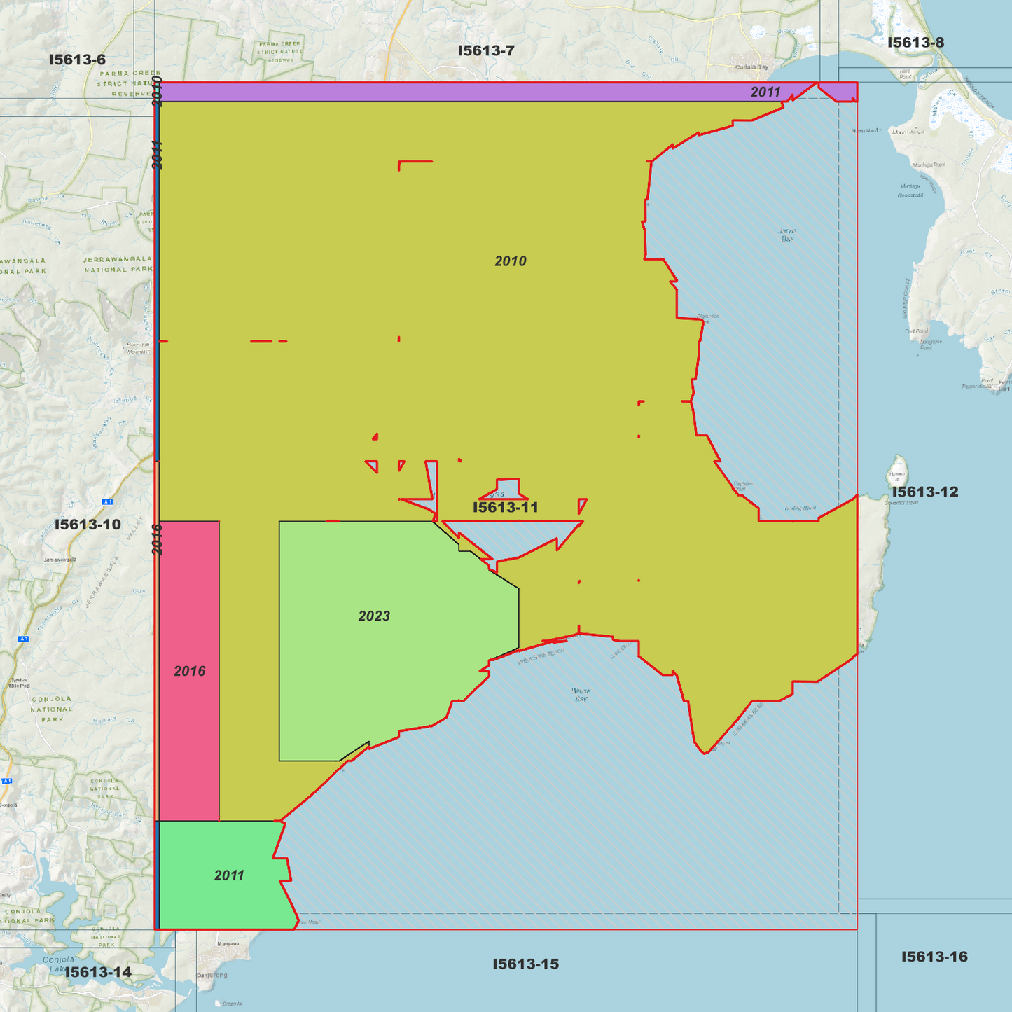 Huskisson 1m Digital Elevation Model (I5613-11)