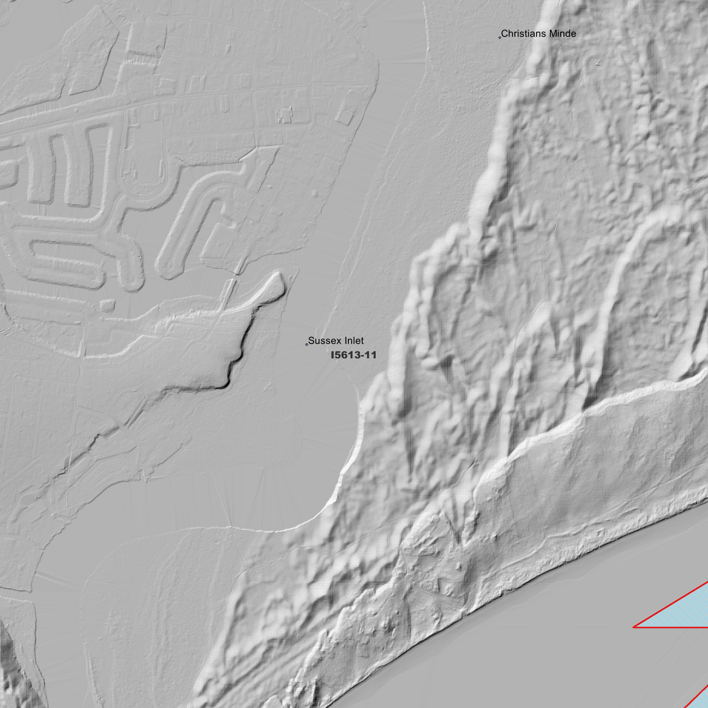 Huskisson 1m Digital Elevation Model (I5613-11)