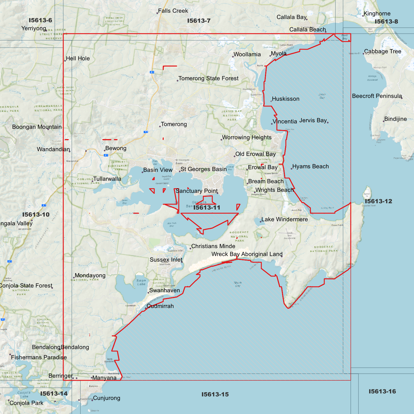 Huskisson 1m Digital Elevation Model (I5613-11)