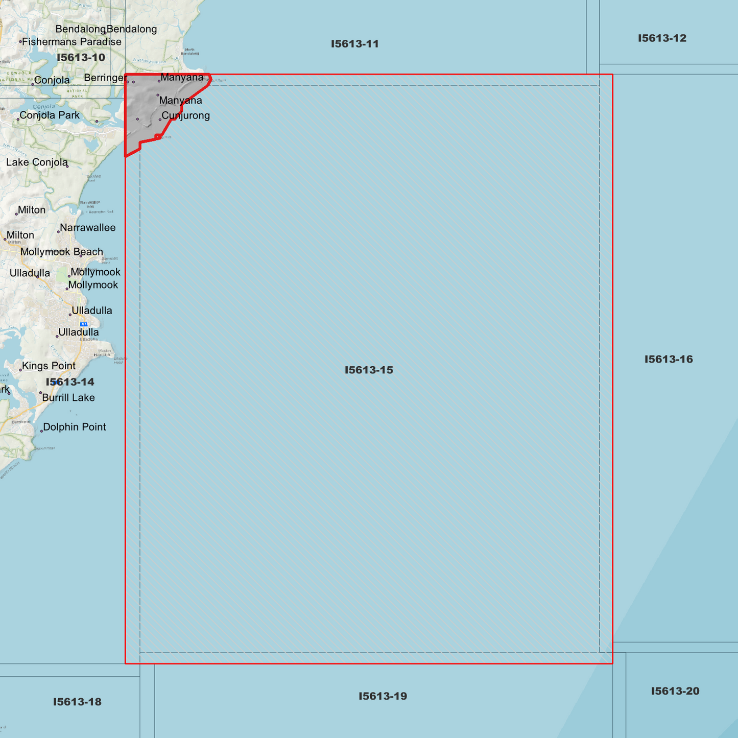 Cunjurong 1m Digital Elevation Model (I5613-15)