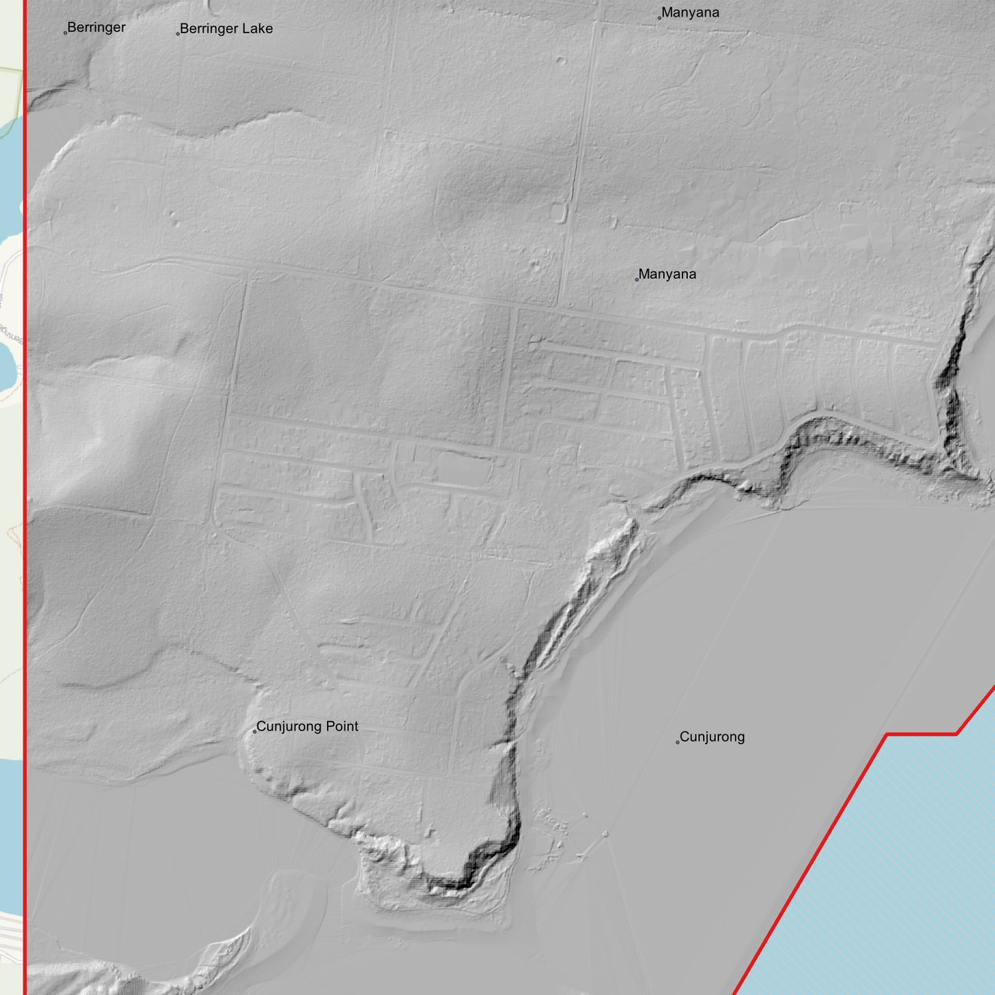 Cunjurong 1m Digital Elevation Model (I5613-15)