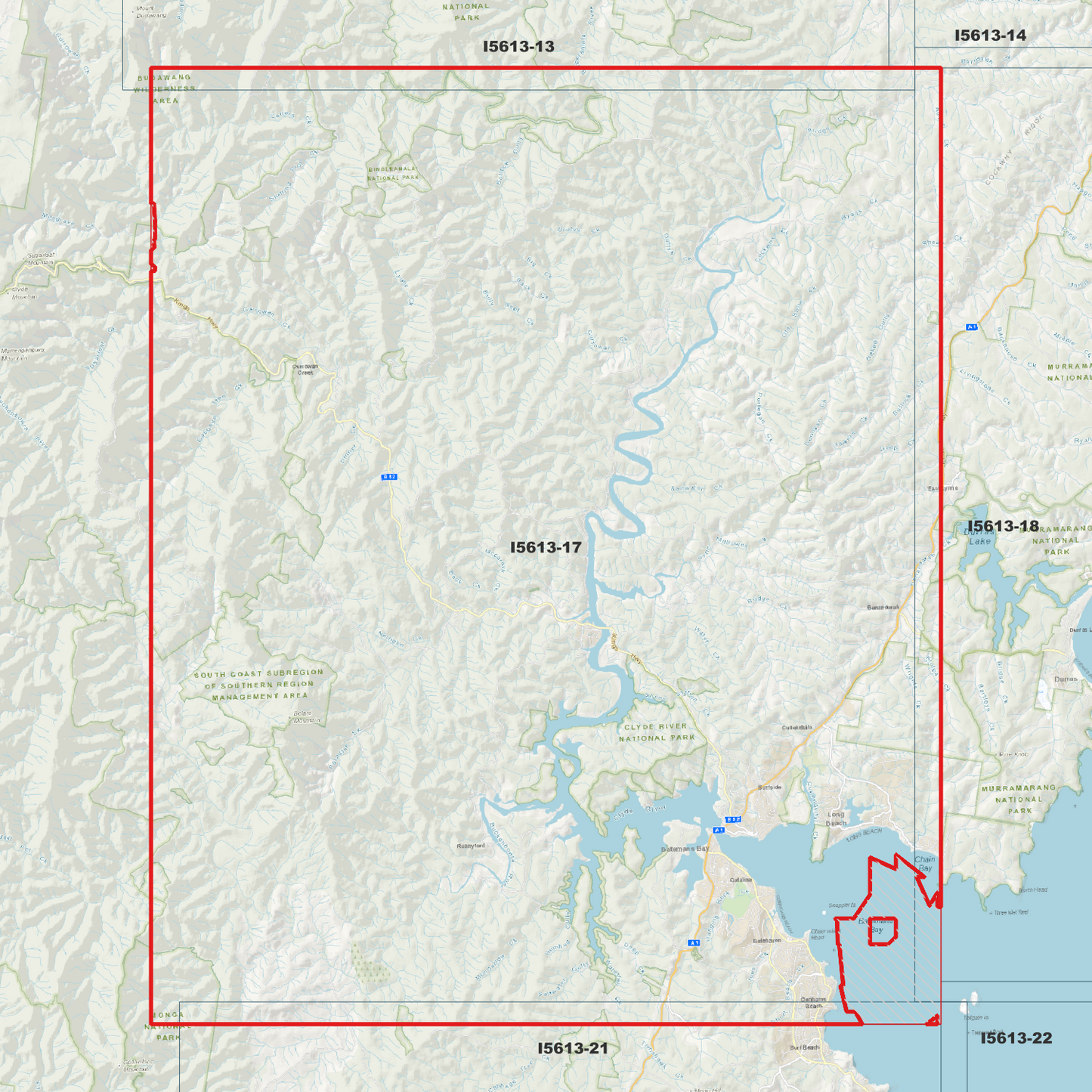 Nelligen 1m Digital Elevation Model (I5613-17)
