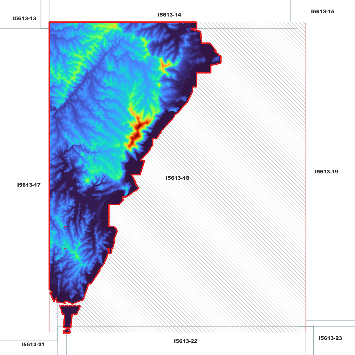 Kioloa 1m Digital Elevation Model (I5613-18)