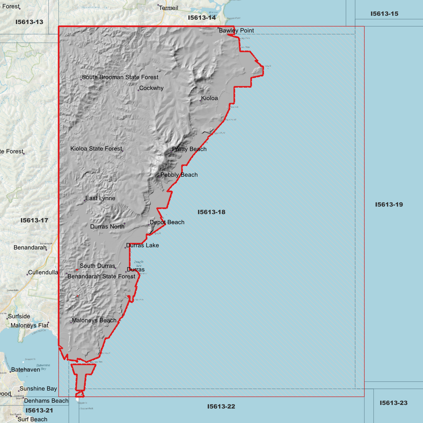 Kioloa 1m Digital Elevation Model (I5613-18)