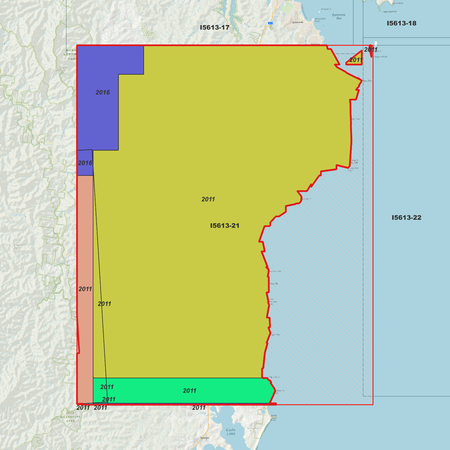 Moruya 1m Digital Elevation Model (I5613-21)