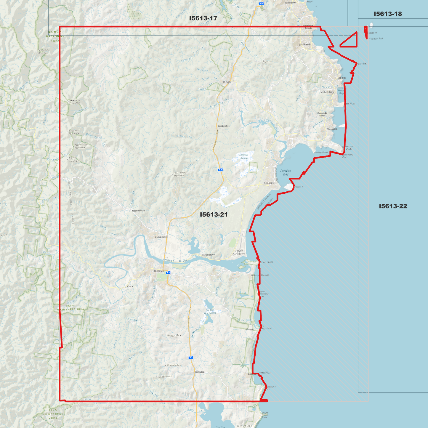Moruya 1m Digital Elevation Model (I5613-21)