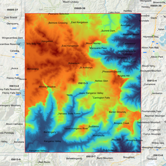 Burrawang 1m Digital Elevation Model (I5613-3)