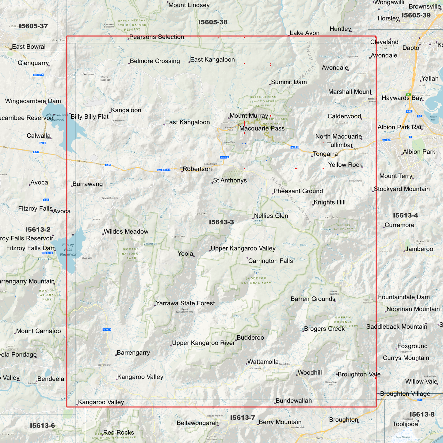 Burrawang 1m Digital Elevation Model (I5613-3)