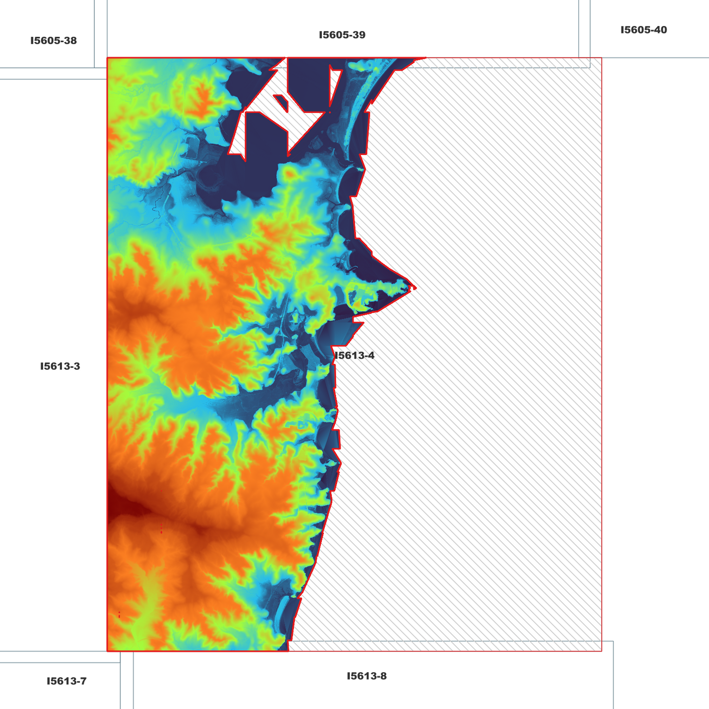 Kiama 1m Digital Elevation Model (I5613-4)