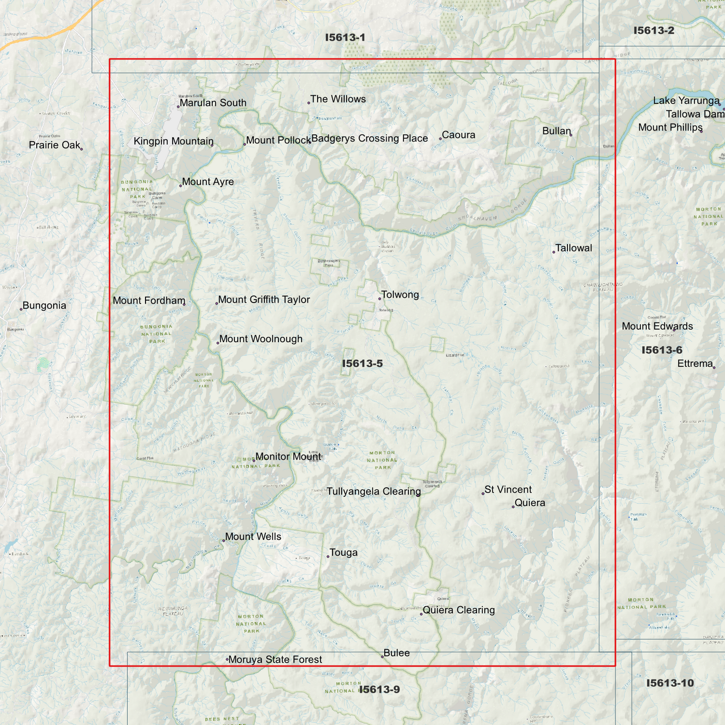 Touga 1m & 2m Digital Elevation Models (I5613-5)