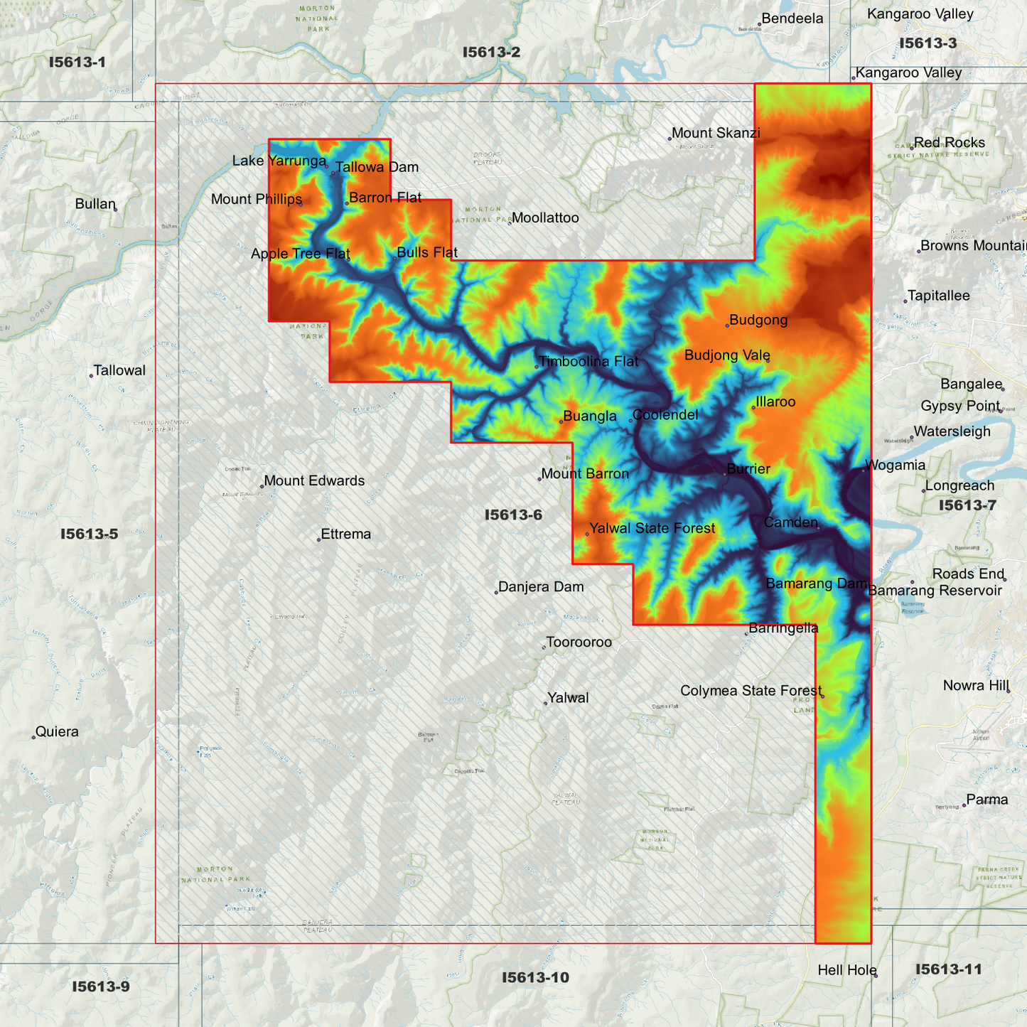 Yalwal 1m & 2m Digital Elevation Models (I5613-6)