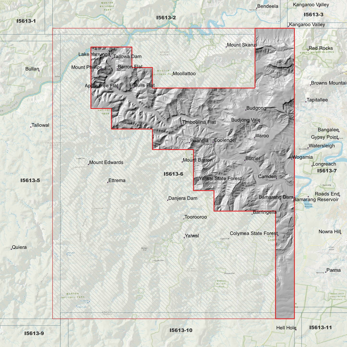 Yalwal 1m & 2m Digital Elevation Models (I5613-6)