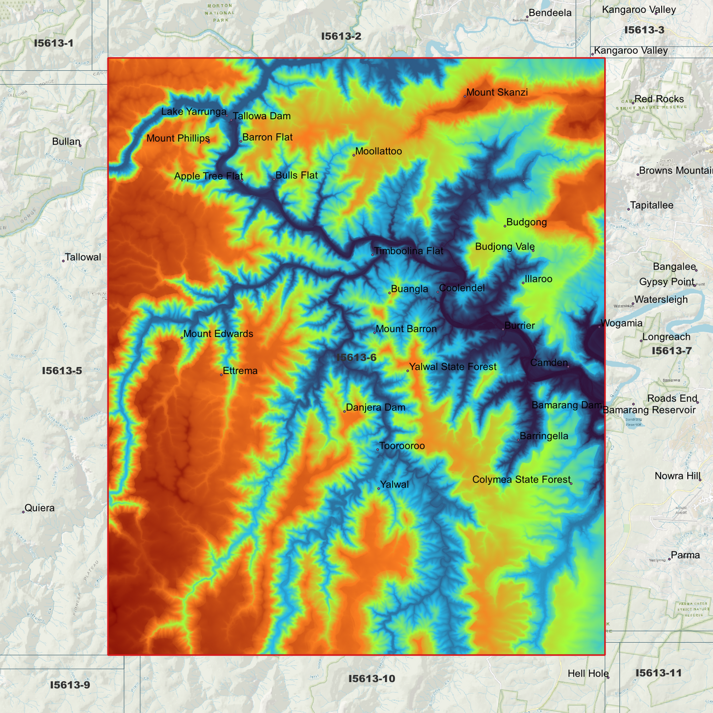 Yalwal 1m & 2m Digital Elevation Models (I5613-6)