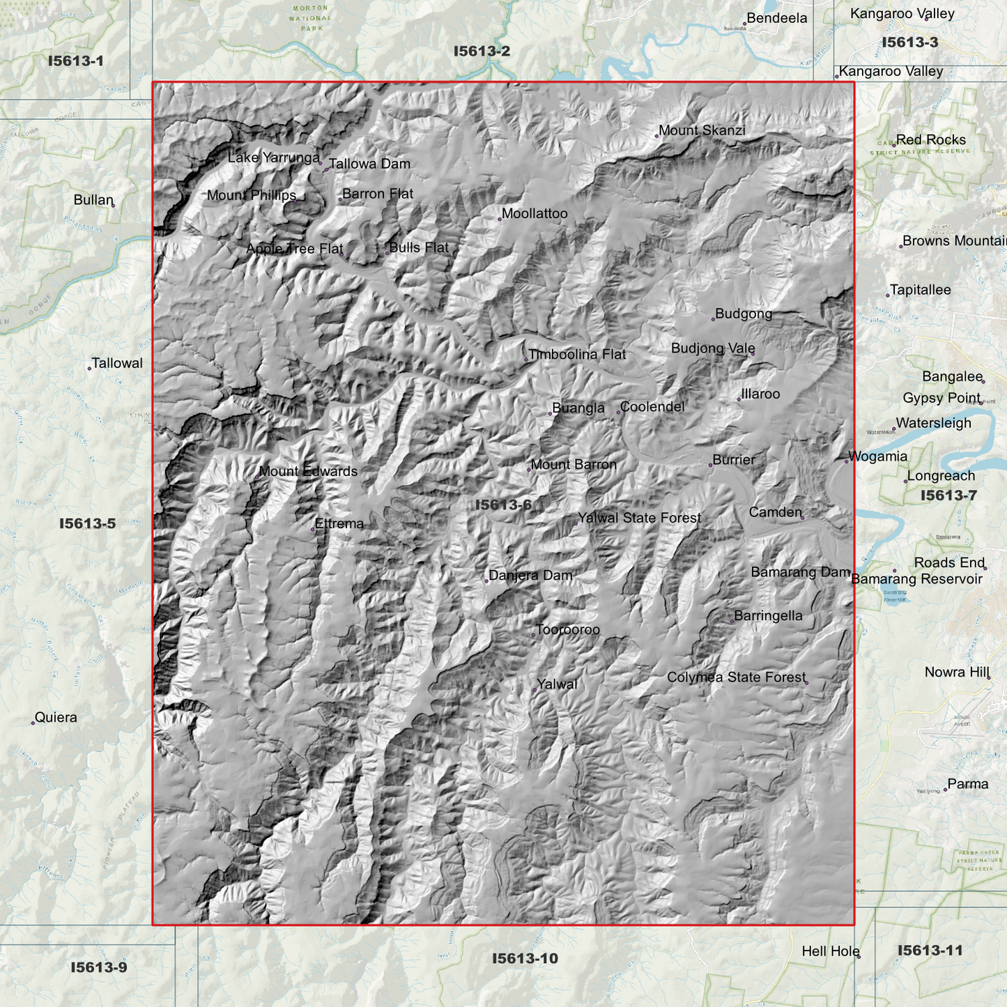 Yalwal 1m & 2m Digital Elevation Models (I5613-6)