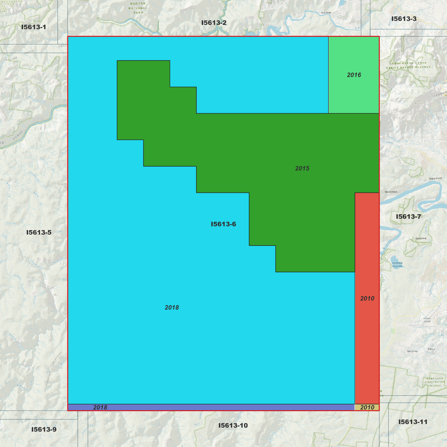Yalwal 1m & 2m Digital Elevation Models (I5613-6)