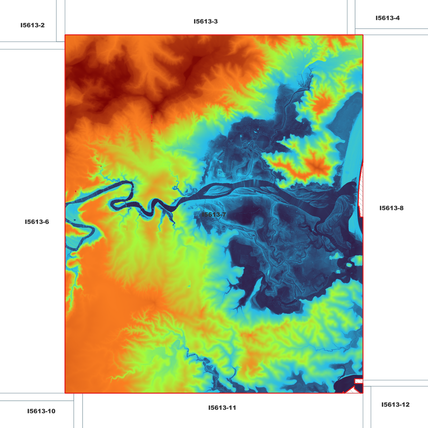 Nowra 1m Digital Elevation Model (I5613-7)