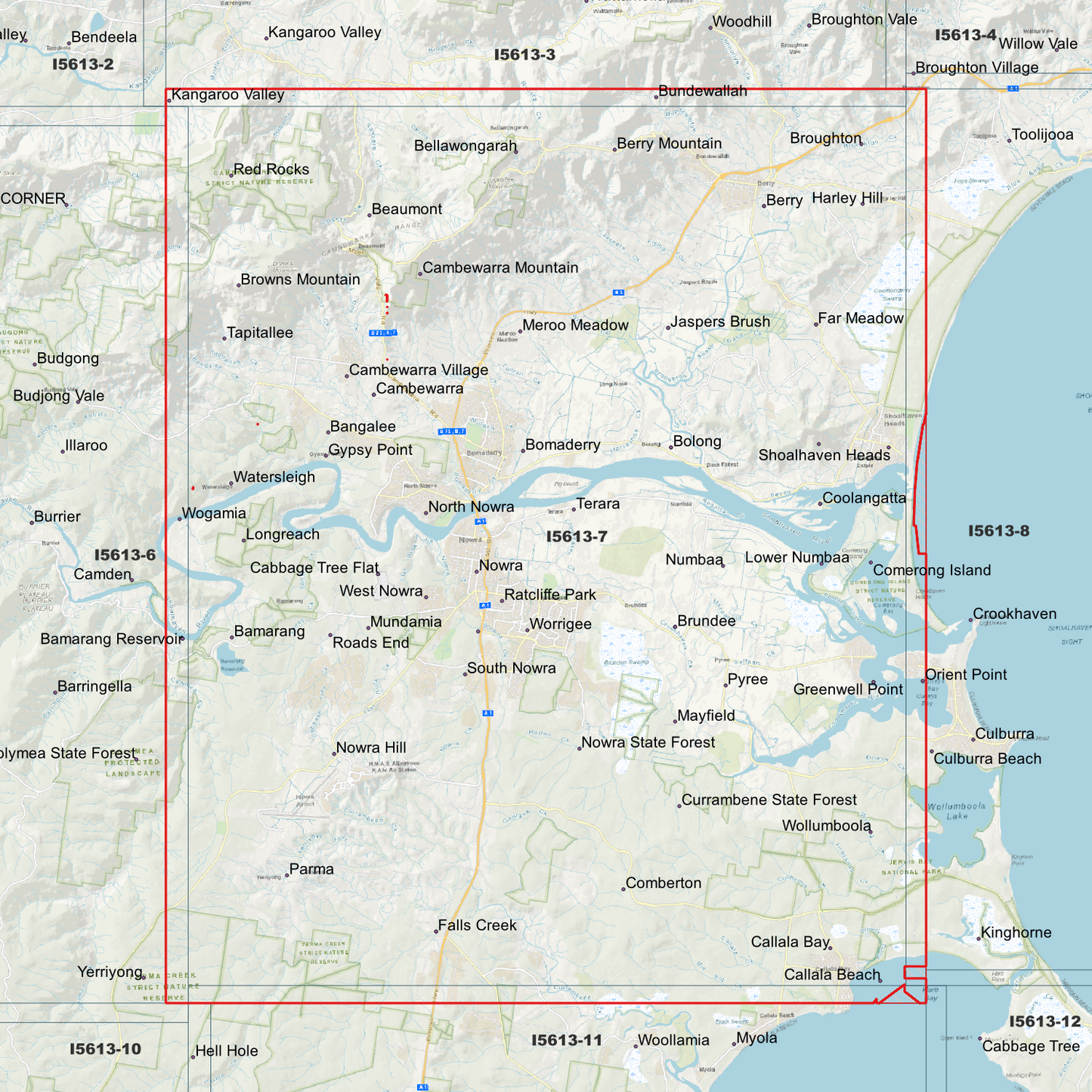 Nowra 1m Digital Elevation Model (I5613-7)
