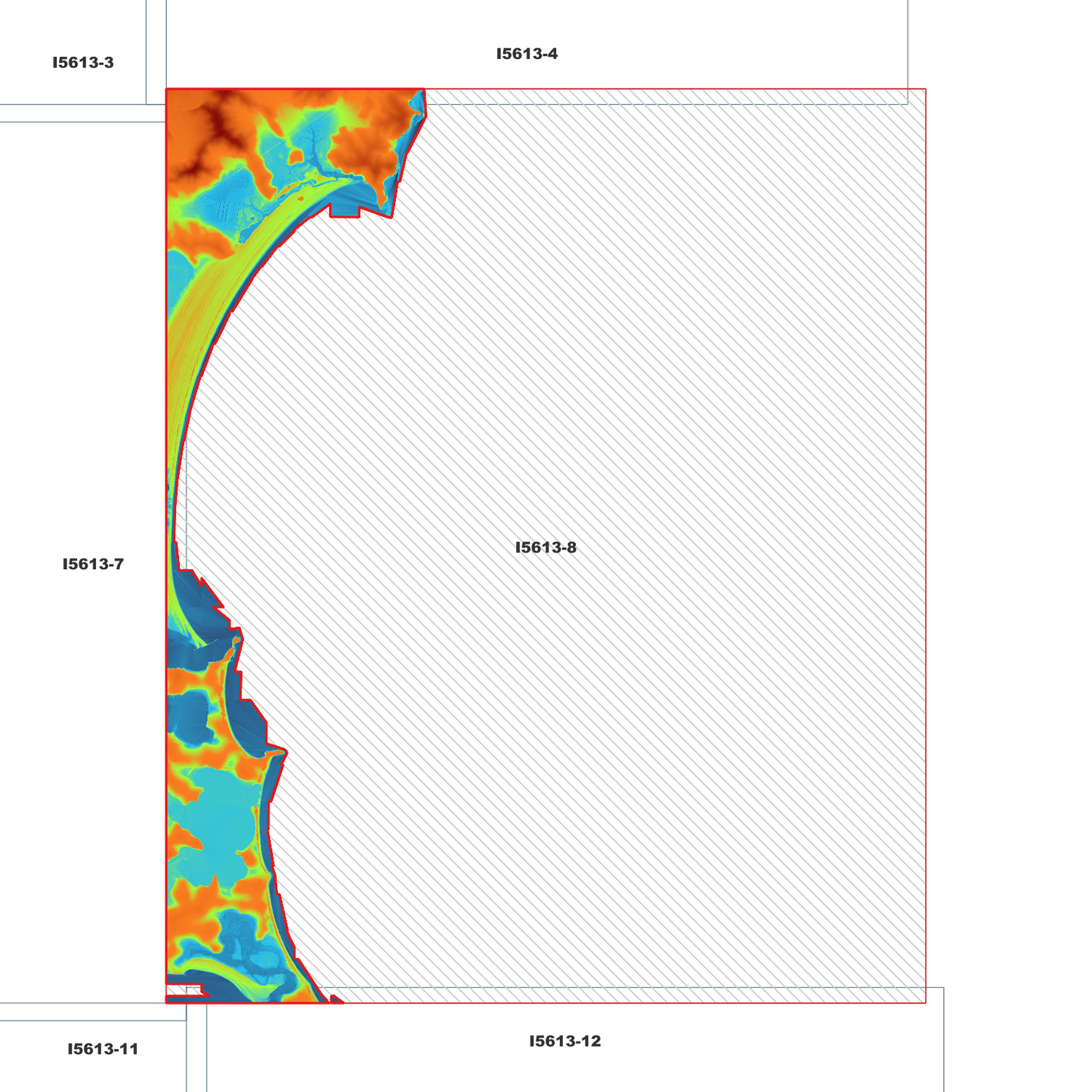 Gerroa 1m Digital Elevation Model (I5613-8)