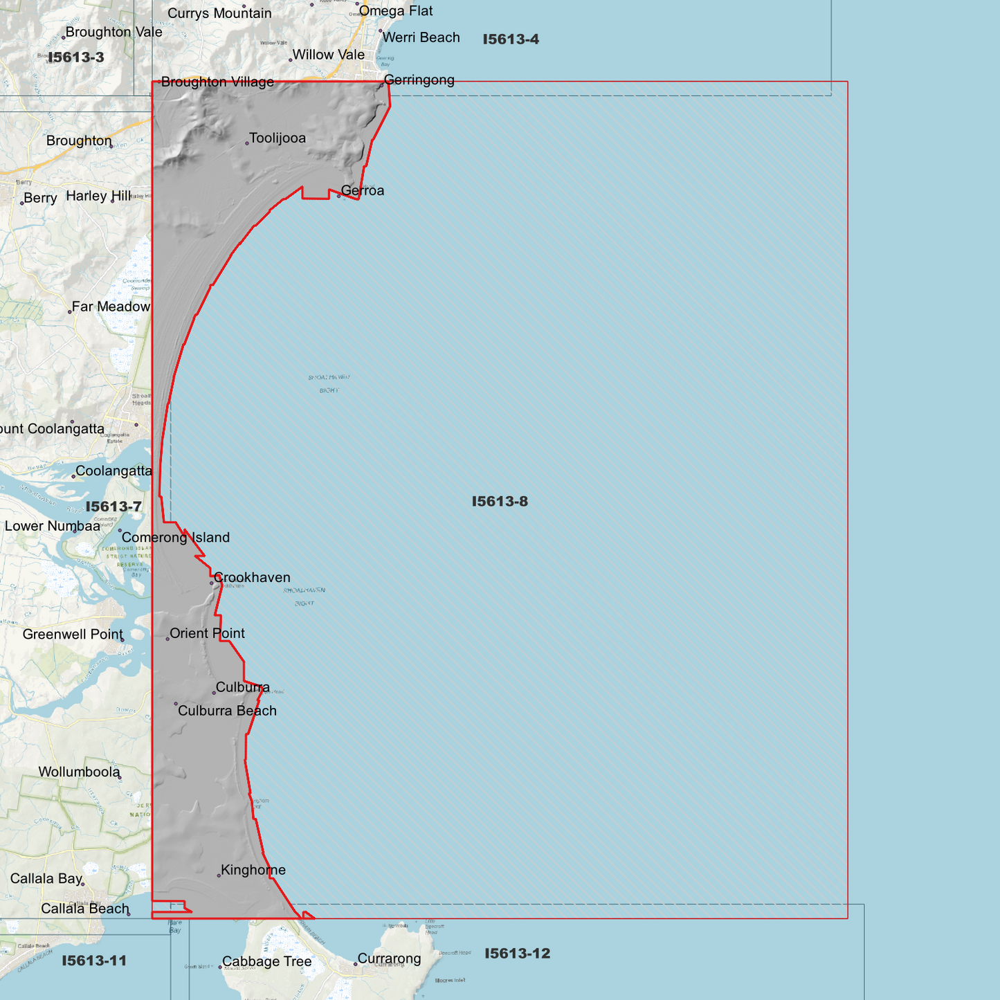 Gerroa 1m Digital Elevation Model (I5613-8)