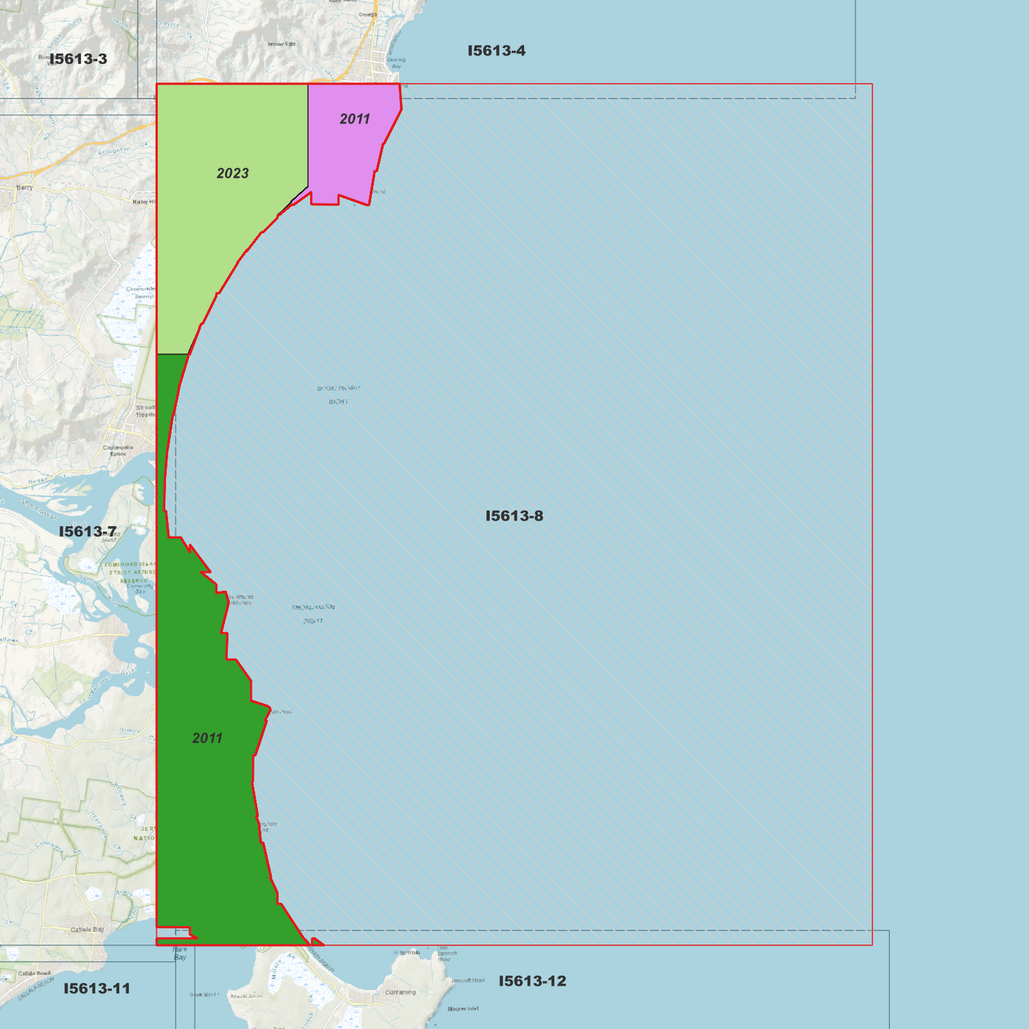 Gerroa 1m Digital Elevation Model (I5613-8)