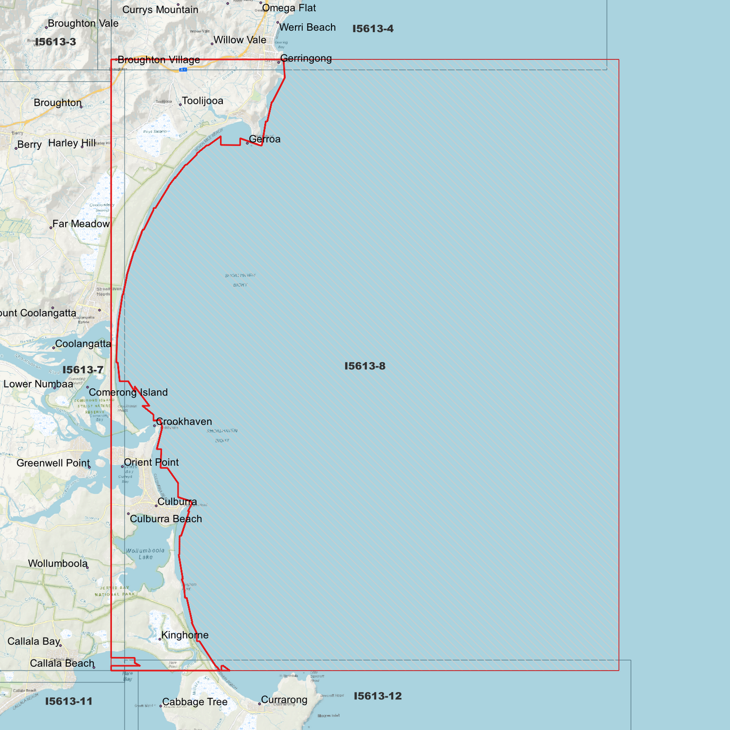 Gerroa 1m Digital Elevation Model (I5613-8)