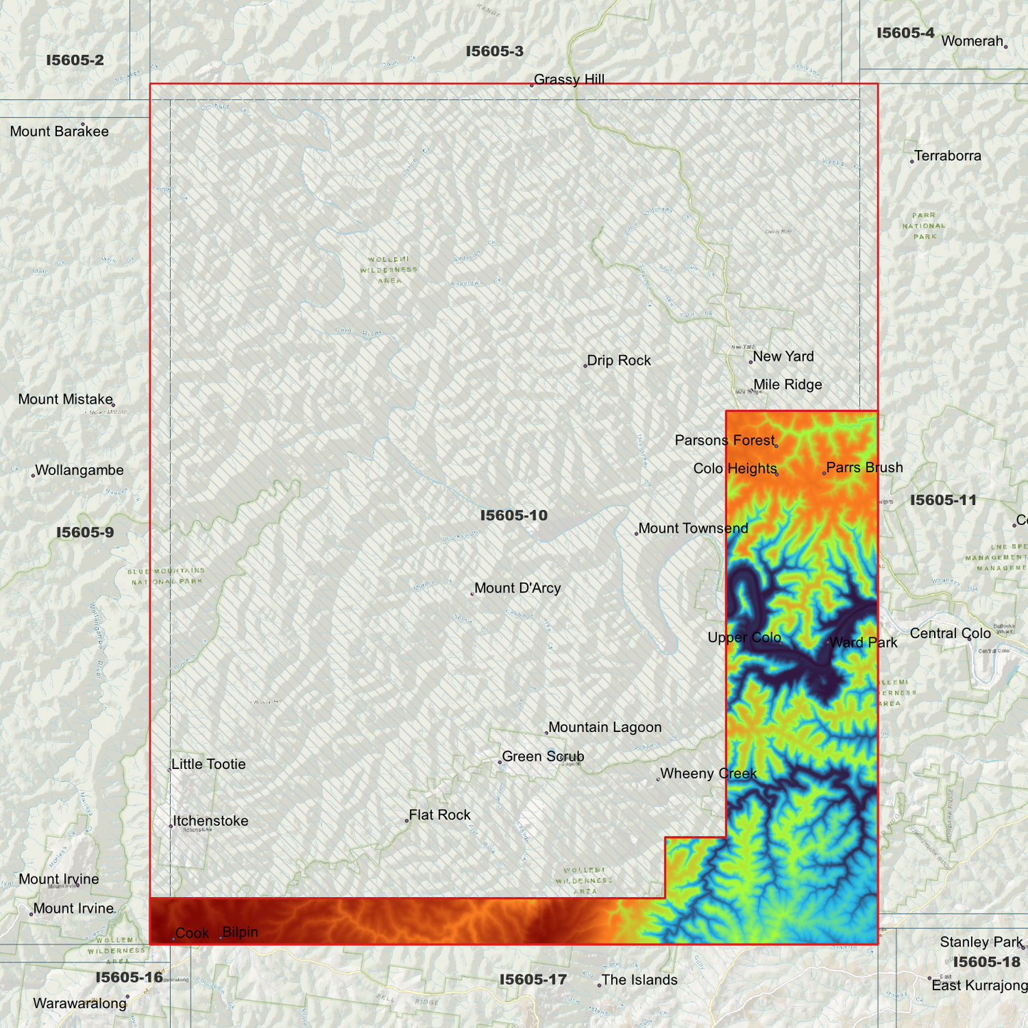 Colo 1m & 2m Digital Elevation Models (I5605-10)