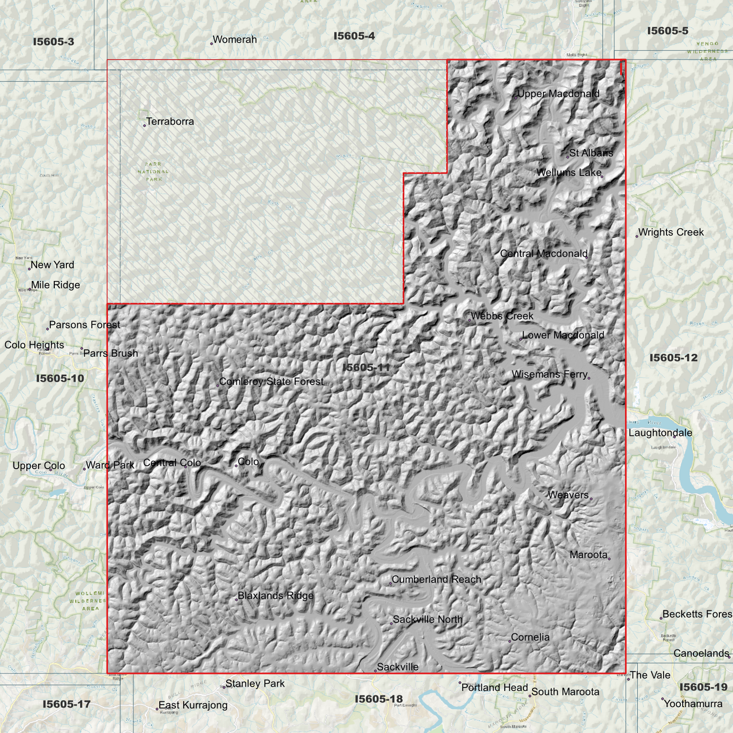 Wisemans 1m & 2m Digital Elevation Models (I5605-11)