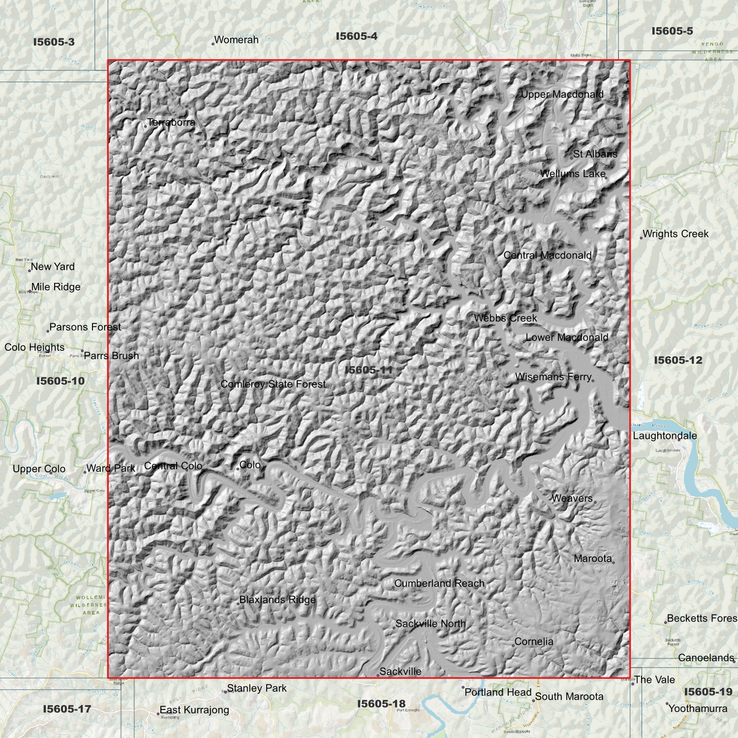 Wisemans 1m & 2m Digital Elevation Models (I5605-11)