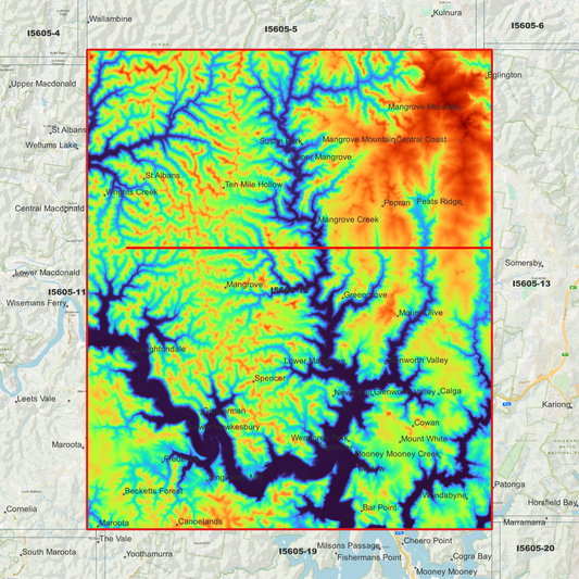 Popran 1m Digital Elevation Model (I5605-12)